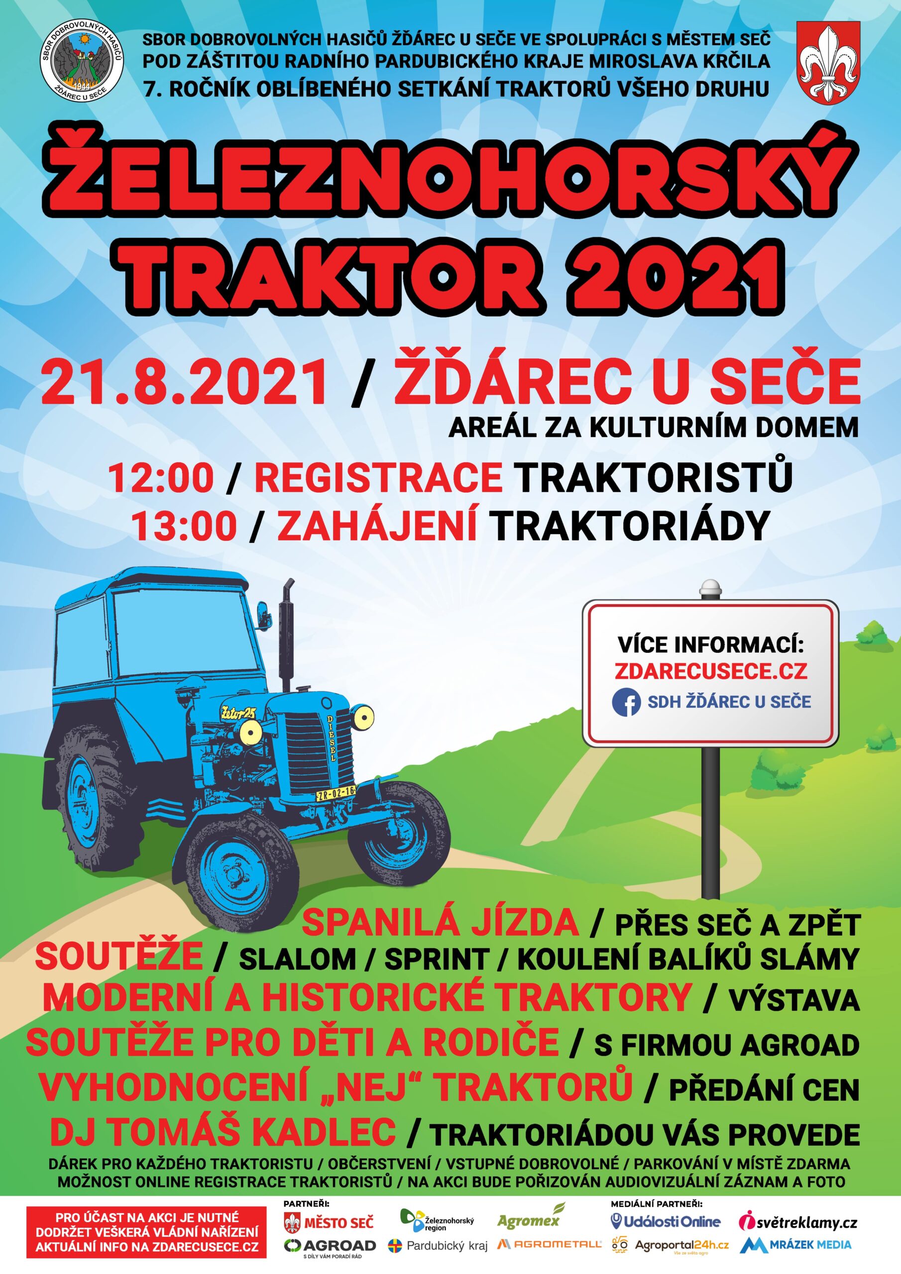 Železnohorský traktor 2021 -Žďárec u Seče -Žďárec u Seče